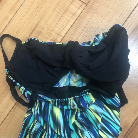 SWIM SYSTEMS (msrp $98) 34D Built In Bra Tankini - Picture 7 of 8